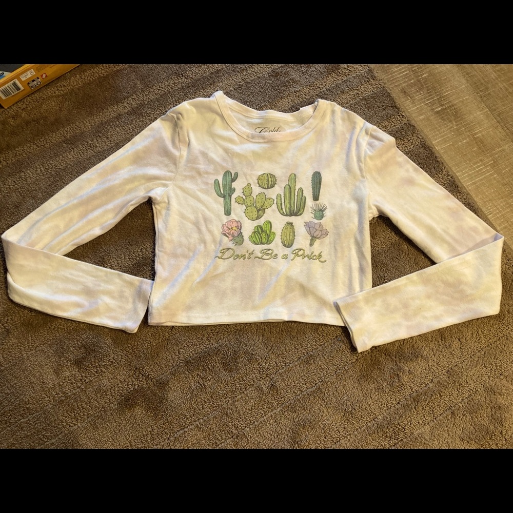 Cold crush brand girls crop top size L new with tags